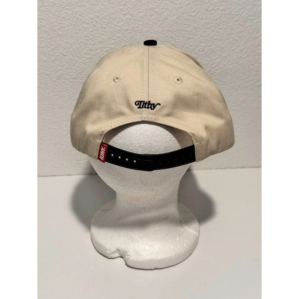 ilthy Hat Cap G League Basketball SnapBack Cream Black Felt Brim Rare